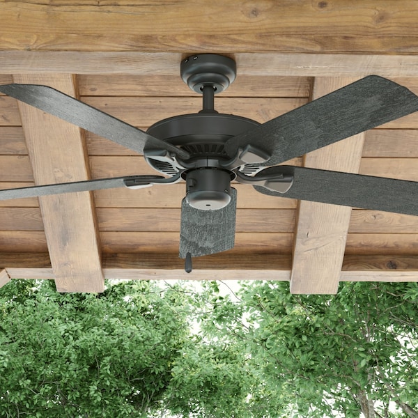 Belmar, 52 In. Indoor/Outdoor Ceiling Fan With  No Light, Bronze